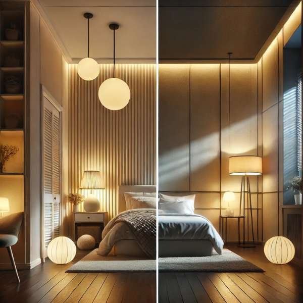 Lighting for Small and Large Bedrooms