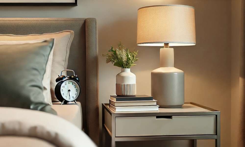 Bedside Table Nightstand Decor Ideas