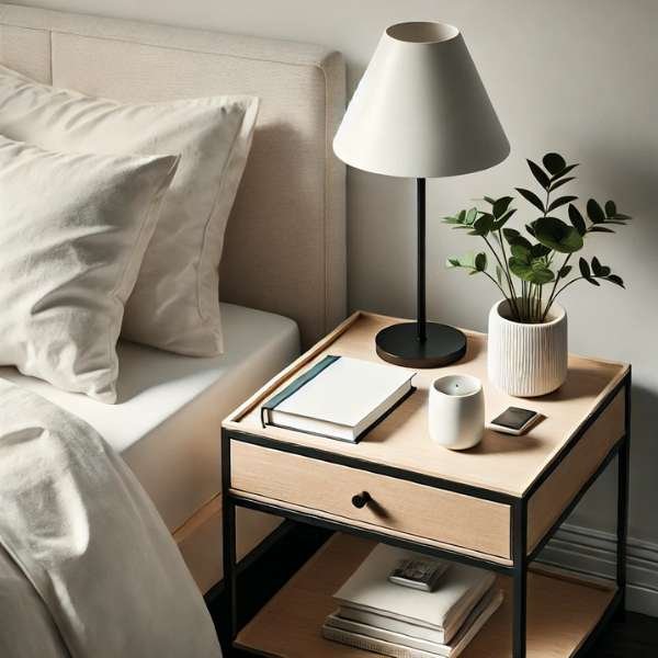 Decluttering for a Tidy Nightstand Bedside Table Nightstand Decor Ideas