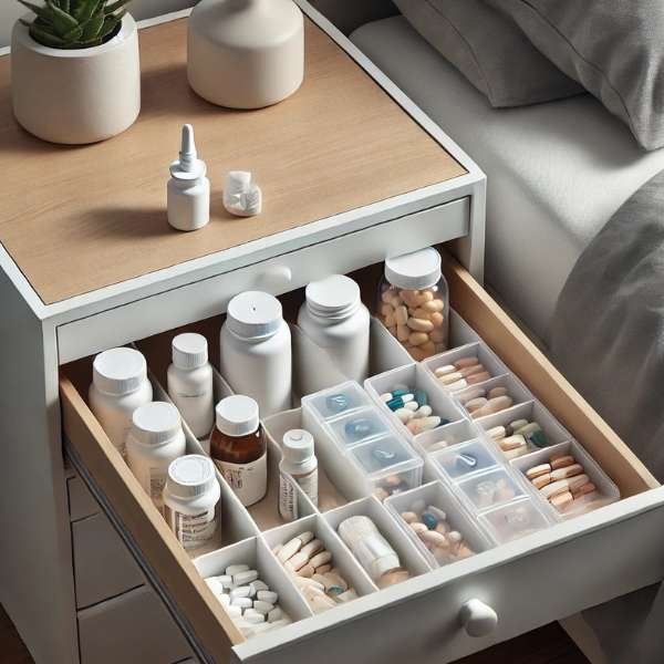 Medications: Store Safely How to Organize Nightstand Drawers