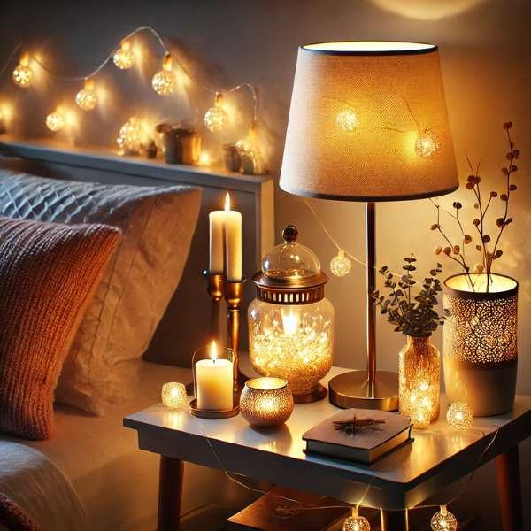 Layering Lighting: Adding Candles or Fairy Lights