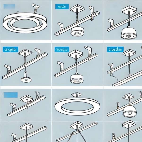 Types of Mounting Brackets for Ceiling Lights Install a Ceiling Light Mounting Bracket